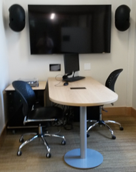 Picture of the Viewing and Listening Rooms.